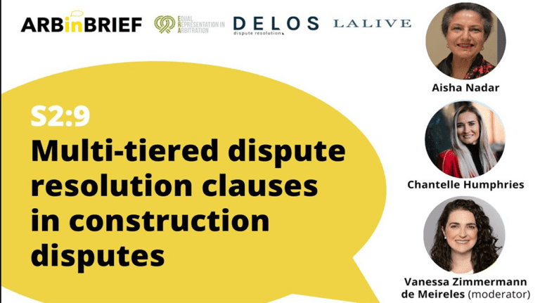 AC Member Eng. Aisha Nadar on Multi tiered Dispute Resolution Clauses in Construction Disputes