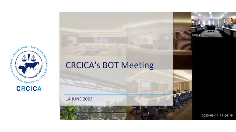 CRCICAs BOT Meeting